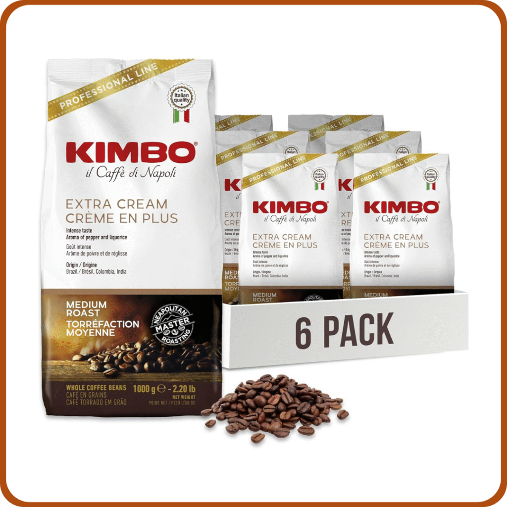 Kimbo - Granos de café, extracremosos, 1 kg