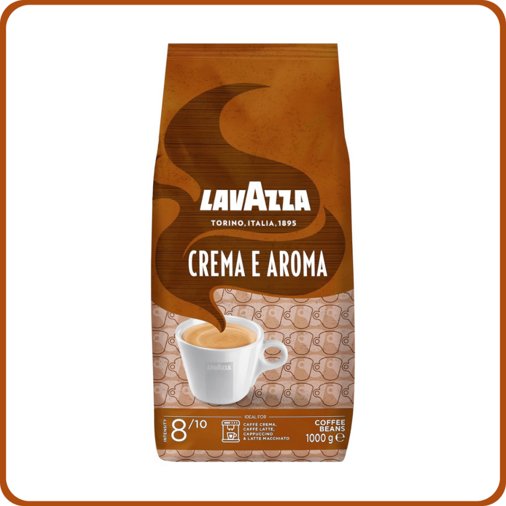 Lavazza Crema e Aroma - Café en Grano entero (1 kg, Coffee-beans, Marrón)
