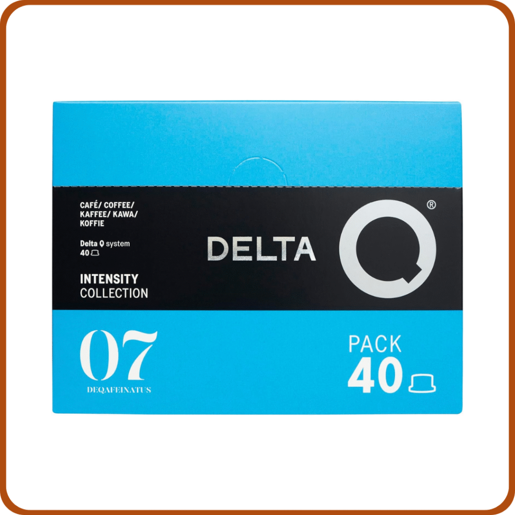 Delta Q Pack XL Deqafeinatus - Café Cápsulas - Intensidad 1 - 40 Cápsulas