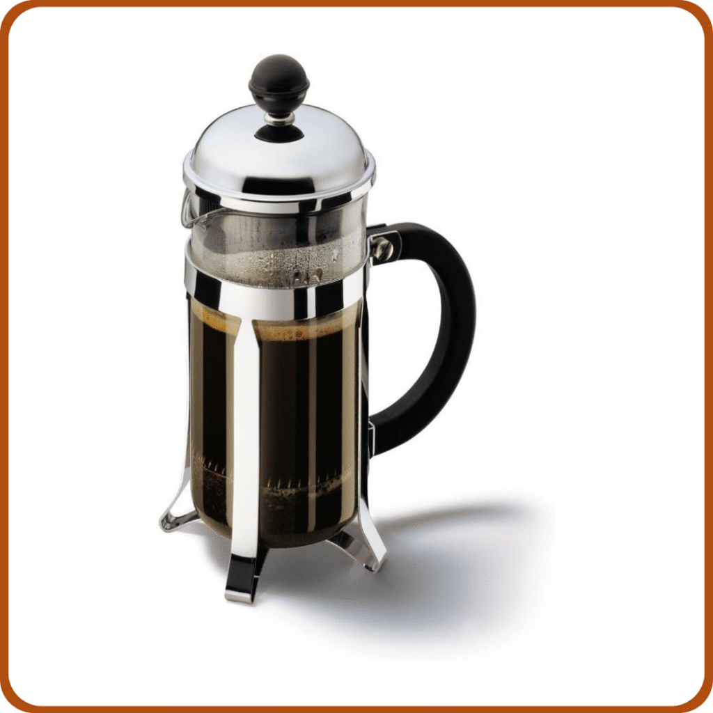 Bodum Chambord French Press 3 Cups 0.35 L Cafetera émbolo, Vidrio, plástico, Acero, 0.35 litros(12 Onza)