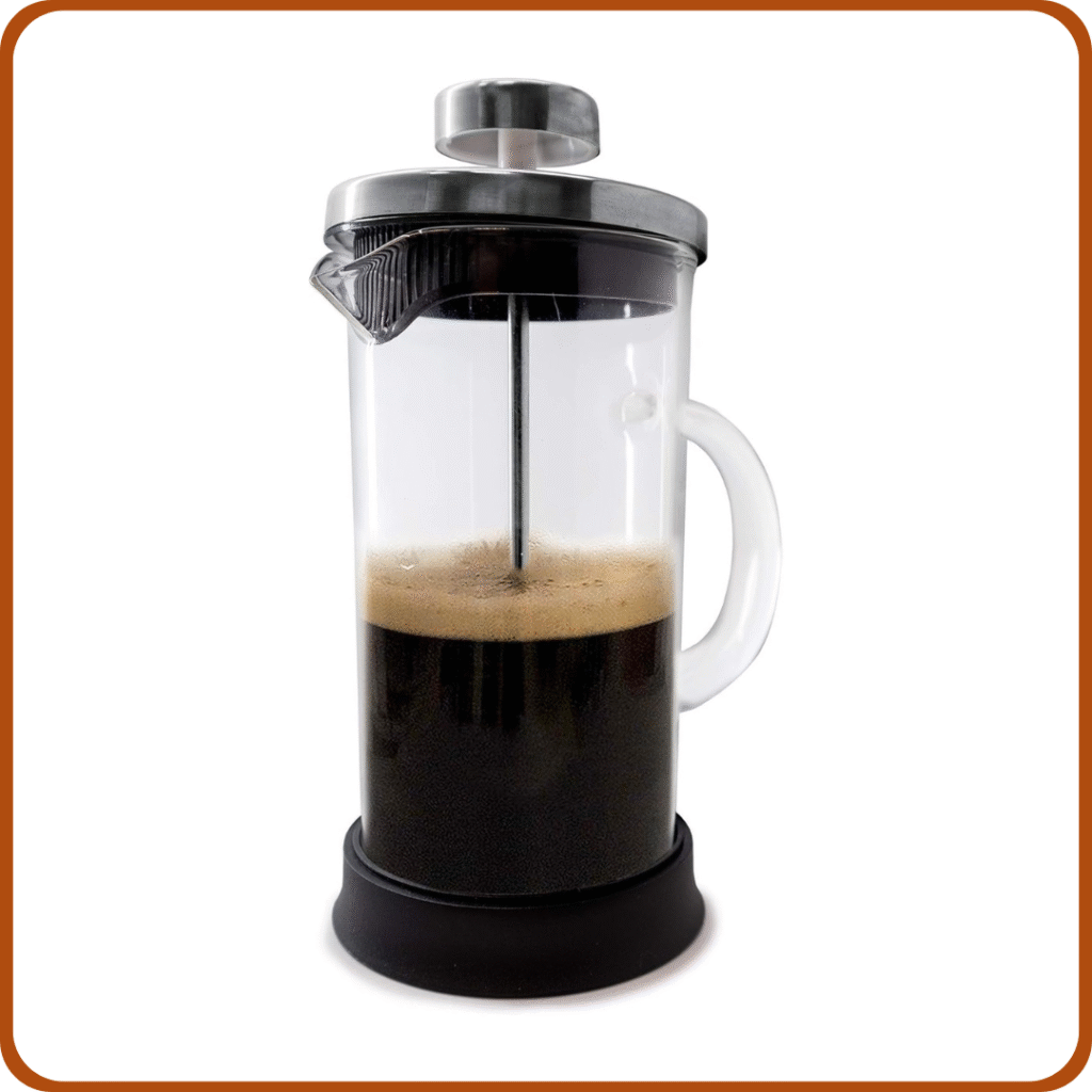 Nerthus FIH 662 Cafetera francesa de émbolo, Cristal, Vidrio