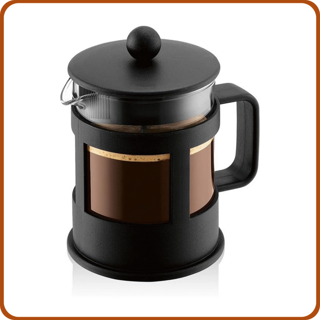 Bodum - 1784-01 - Kenya - Cafetera 4 tazas - 0,5 l - color negro