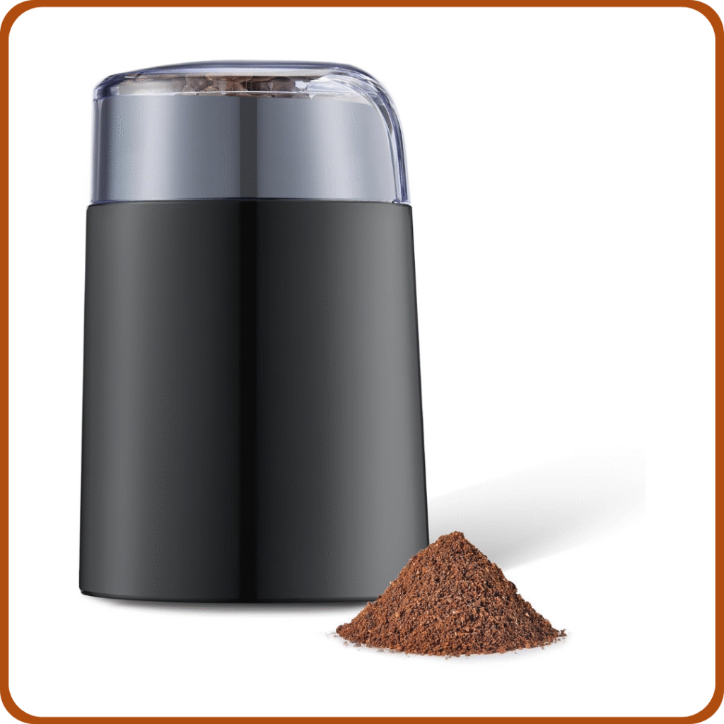 Amazon Basics Molinillo de café eléctrico, negro